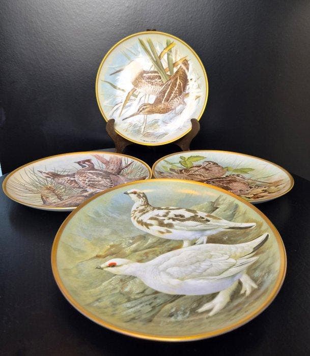 Franklin Porcelain, Limoges - Basil Ede - Assiette murale, Antiquités & Art, Curiosités & Brocante