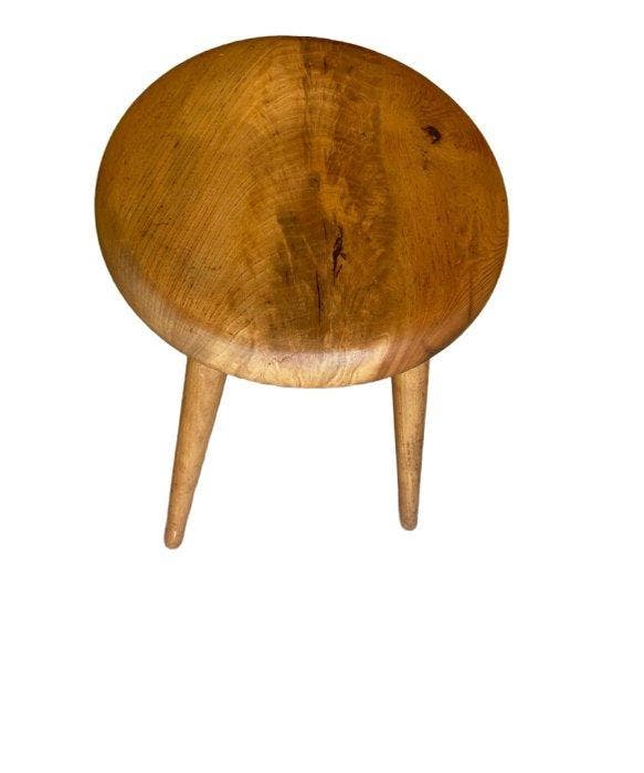 Tabouret - Cerisier, Antiquités & Art, Art | Objets design