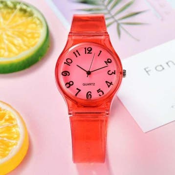 Transparant Candy Jelly Horloge Dames - Waterdicht Siliconen, Verzenden, Nieuw, Stuff Certified®