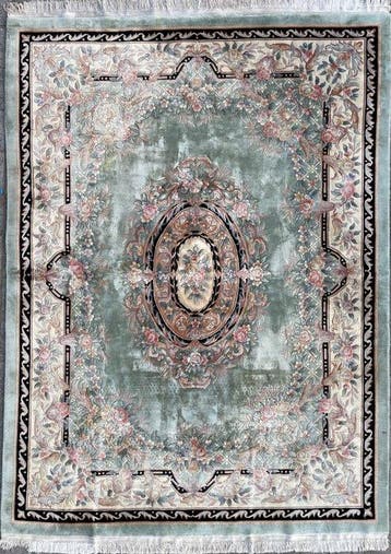 Aubusson China - Gereinigd - handgeknoopt - wol - Tapijt -