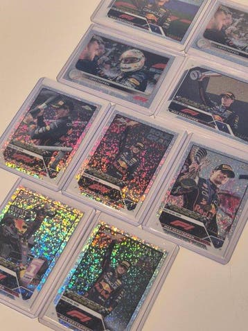 2022 Topps Chrome Max Verstappen Mini Diamonds /299 Foil,, Nieuw