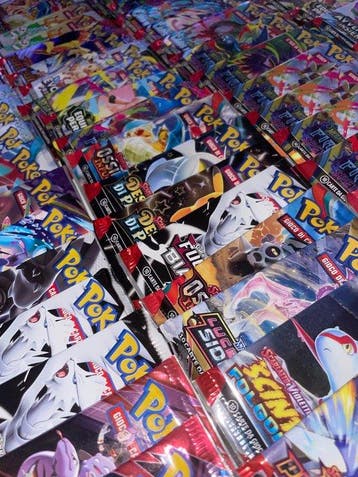 Pokémon - 77 Blisterverpakking - Lotto 77 blister packs