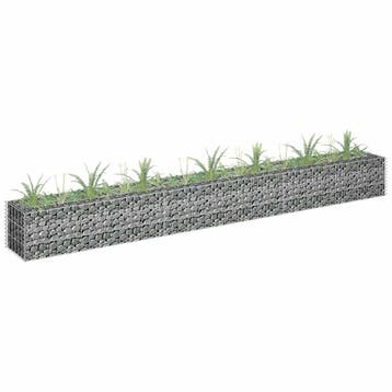 vidaXL Gabion plantenbak verhoogd 270x30x30 cm, Verzenden