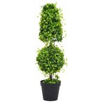 vidaXL Kunstplant met pot buxus 100 cm groen, Verzenden, Nieuw
