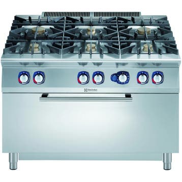 Fornuis + Maxi Oven | e-XP 900 | Gas | 6 Branders (4x 6kW +, Verzenden, Nieuw in verpakking