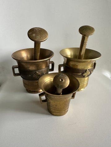 Bronze - Sweden - Mortier et pilon (3) - Bronze - Bronze -