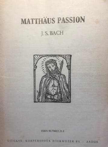 Joh.seb. bach matthaus passion d-n 9789070022310 Heyden, Boeken, Verzenden, Gelezen, Heyden