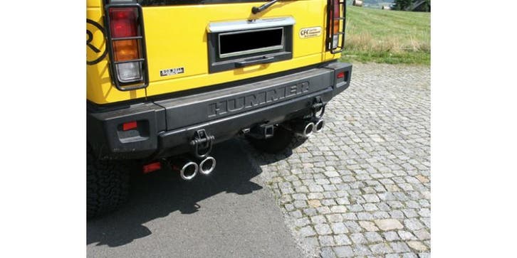 FOX Hummer H2 uit 2008 half systeem uit Kat uitgang rechts/l, Auto-onderdelen, Uitlaatsystemen, Nieuw, Verzenden