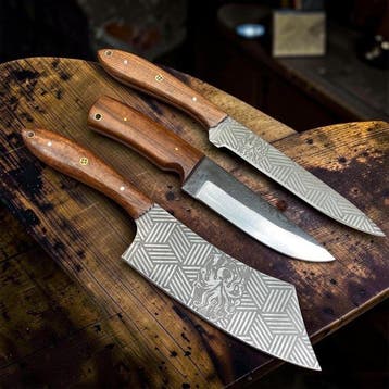 Keukenmes - Utility knife - Ambachtelijk vervaardigde