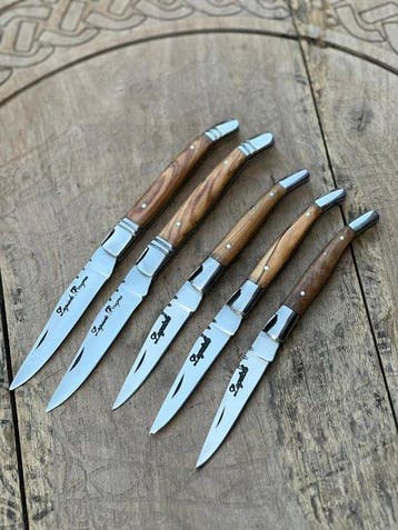 Keukenmes - Kitchen knife set - Laguiole Bougna Met Bee