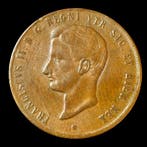 Royaume des Deux-Siciles. 10 Tornesi 1859 - Francisco II