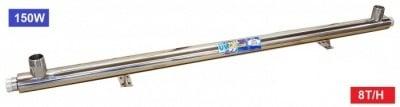 Uv-c filter RVS 150w lamp 6/4 8000l/u met lichte schade, Tuin en Terras, Waterpompen, Ophalen of Verzenden