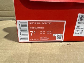 Nike - Dunk Low - Sneakers - Maat: EU 40.5 - Nieuw met tags