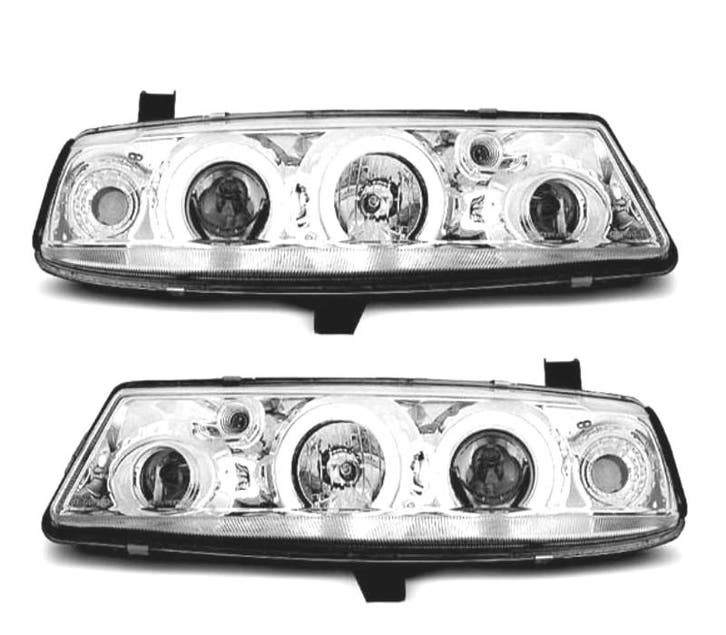 PHARES OPEL CALIBRA 90-98 ANGEL EYES CCFL FOND CHROMÉ, Autos : Pièces & Accessoires, Éclairage, Envoi