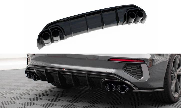Aggressive Diffuser voor Audi A3 8Y S line Sedan, Autos : Divers, Tuning & Styling, Enlèvement ou Envoi