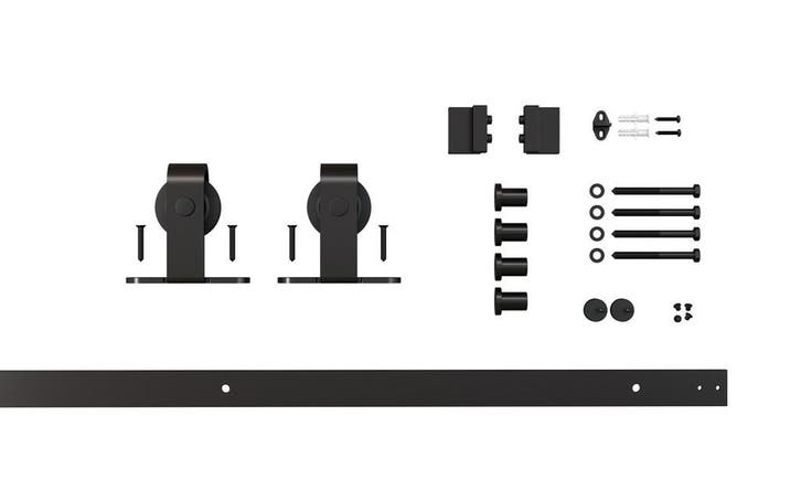 Schuifdeursysteem - Bovenop met rails, Bricolage & Construction, Châssis & Portes coulissantes