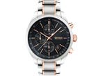 Veiling - Hugo Boss Horloge Grand Prix Zilver/Rose 44mm, Bijoux, Sacs & Beauté, Montres | Hommes
