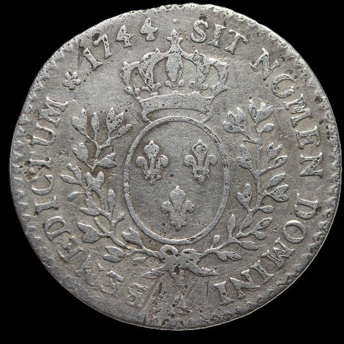 Frankrijk. Louis XV (1715-1774). 1/10 Écu 1744-A, Paris, Postzegels en Munten, Munten | Europa | Niet-Euromunten
