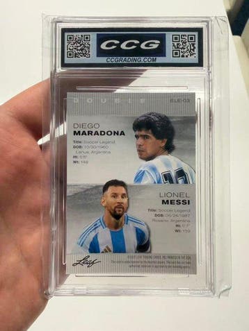 2025 Leaf Exclusive Legends Edition Diego Maradona, Lionel, Nieuw