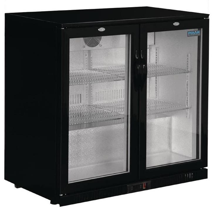 Barkoelkast | 208L | Zwart | +2°C/+8°C | Geventileerd |, Articles professionnels, Horeca | Équipement de cuisine, Envoi