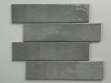 Wandtegel Grijs 6x24,6cm (Muurtegels, Afbouwmaterialen), Nieuw, 20 tot 40 cm, 10 m² of meer, Wandtegels