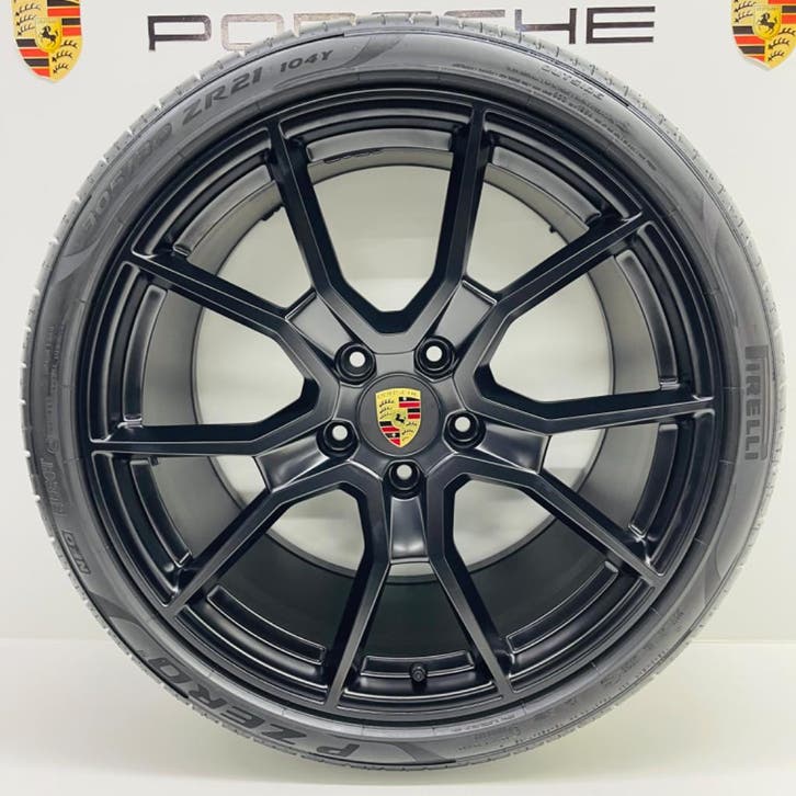 Porsche Taycan ORIGINELE 21 RS Spyder GTS met zomerbanden, Autos : Pièces & Accessoires, Pneus & Jantes, Enlèvement