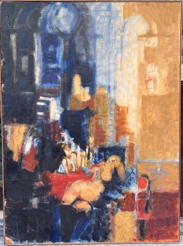 Jacques Tissinier (1936-2018) - Composition abstraite :, Antiek en Kunst