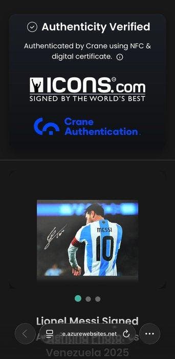 Argentina - Football (Soccer) - Lionel Messi - 2025 -, Nieuw