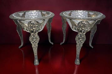 Bonbon mand (2) - Luxe Schaal / Kom - Cherubijnen, Putti,