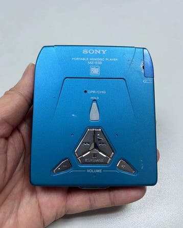 Sony - MZ-E33 Draagbare minidisc speler-recorder, Nieuw