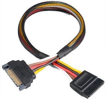 Akasa Sata Power Cable Extension / 30cm Verleng kabel | A..., Ophalen of Verzenden