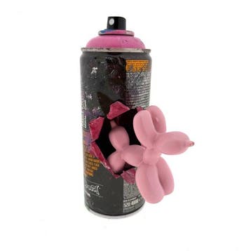 Koen Betjes (1992) - Surprise Balloon Dog Spraycan Pink