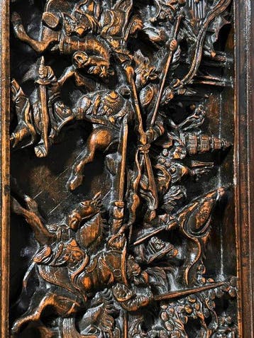 Middentafel (2) - Hout, Glas - Bijzettafels die in elkaar