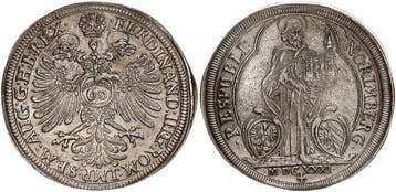 Duitsland Nürnberg, stad Nürnberg. -. Reichsguldiner (60