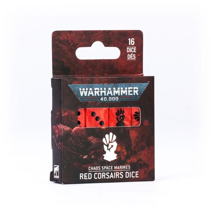 Chaos Space Marines Red Corsairs dice (Warhammer nieuw), Hobby en Vrije tijd, Wargaming, Ophalen of Verzenden