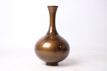 Vase - Bronze - Japon - Maple Leaf Patina (Sans prix de