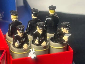 Diorama Moulinsart - Le Camion de Police - Tintin en
