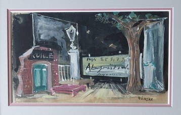 Oskar Laske (1874-1951) - Bühnenbildentwurf