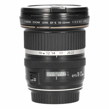Canon EF-S 10-22mm f/3.5-4.5 USM met garantie, Ophalen of Verzenden