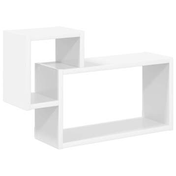 vidaXL Wandplank Muurmontage Wit 55 x 15 x 35 cm Bewerkt, Verzenden, Nieuw