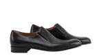TESTONI - 8 UK - 42 IT - BOLOGNESE CONSTRUCTION Black SlipOn, Nieuw