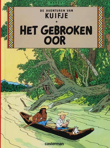 Het gebroken oor Kuifje a5 formaat / De avonturen van Kuifje, Verzenden, Zo goed als nieuw, H. Herge