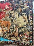 Des cerfs dans le ruisseau - Tapisserie - 120 cm - 177 cm -