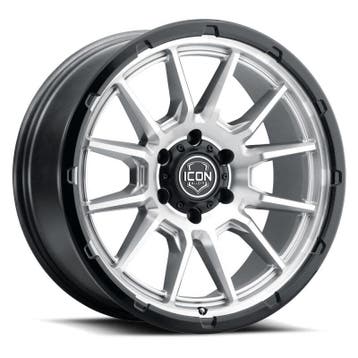 ICON Alloys Cajon 20x9 / 6x135 / 16mm / 5.625in BS Silver, Ophalen of Verzenden