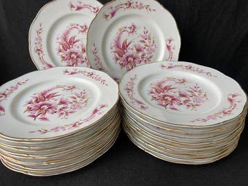 Sarreguemines - Assiette (24) - Porcelaine, Antiek en Kunst