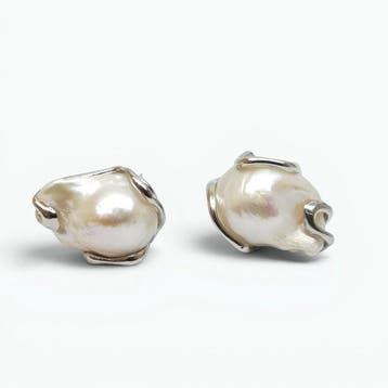 Parel - Argento 925 - Oorbellen - perle edison