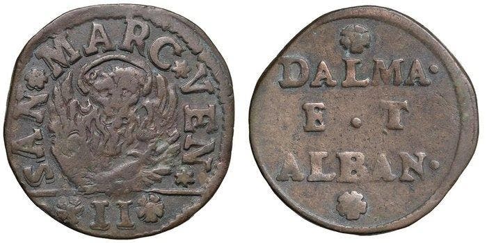Italië, Venetië. Gazzetta da 2 Soldi (Zonder minimumprijs), Timbres & Monnaies, Monnaies | Europe | Monnaies non-euro