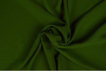 15 meter chiffon stof - mosgroen, Verzenden, 120 cm of meer, Polyester, Groen