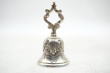 Topázio - Figuur - Bell - .833 zilver, Antiek en Kunst