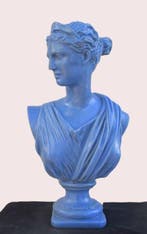 Figuur - Busto di Diana - Herbouwd Carrara-marmer